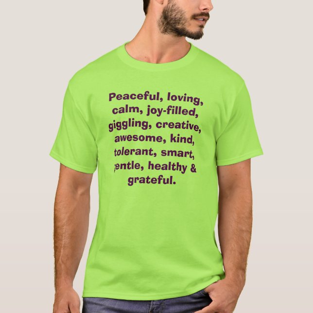 T-shirt de affirmation pour des enfants (Devant)