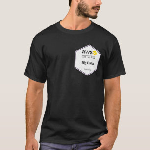 T-shirt de AWS CERTIFIÉ GRANDE SPÉCIALITÉ DE DONNÉES LOGO