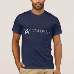 T-shirt de Backbone.js (marine)