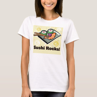 T-shirt de baguettes de petit pain de la