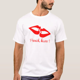 T-shirt de baiser de Français