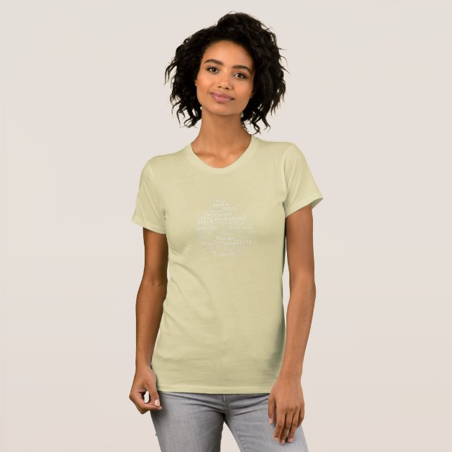 T-shirt de baisse d'huile essentielle (Devant entier)