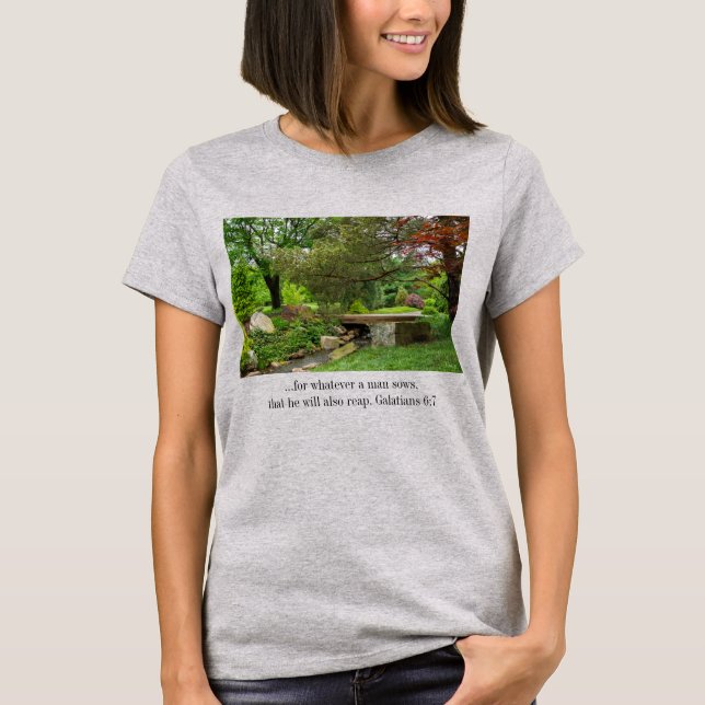 T-Shirt De Balade De Printemps (Devant)