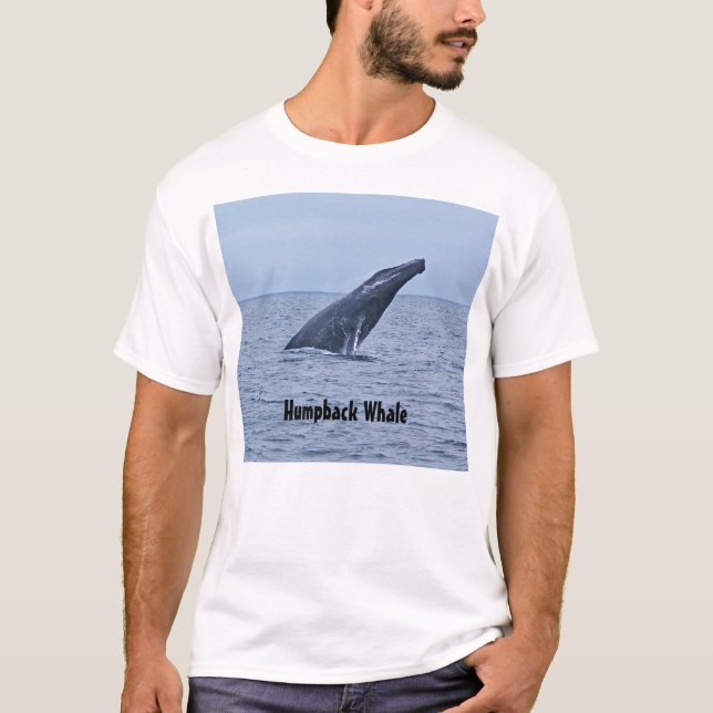 T-shirt de baleine de bosse (Devant)