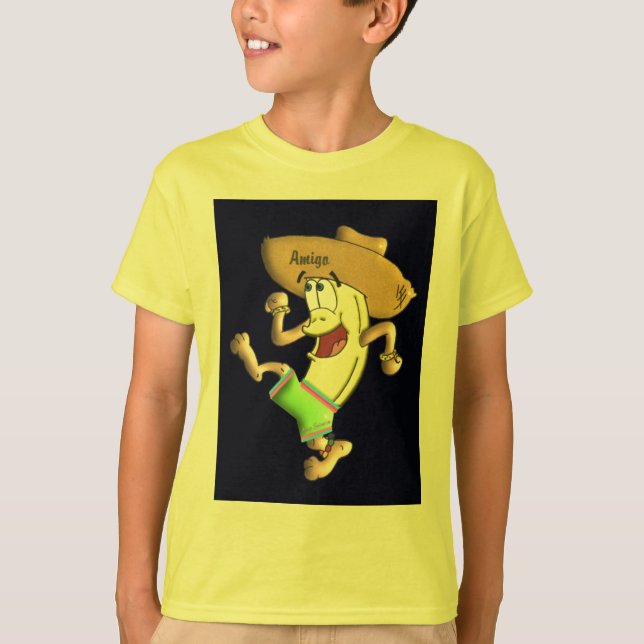 T-shirt de BANANE d'AMIGO (Devant)