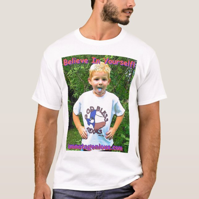 T-shirt de bande dessinée de Caleb (Devant)