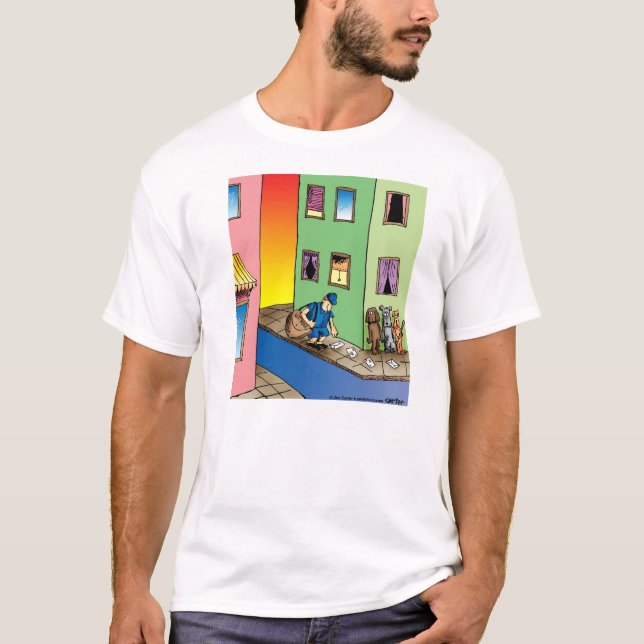 T-shirt de bande dessinée de facteur d'embuscade (Devant)