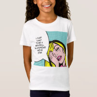 T-shirt de bande dessinée de star de cinéma