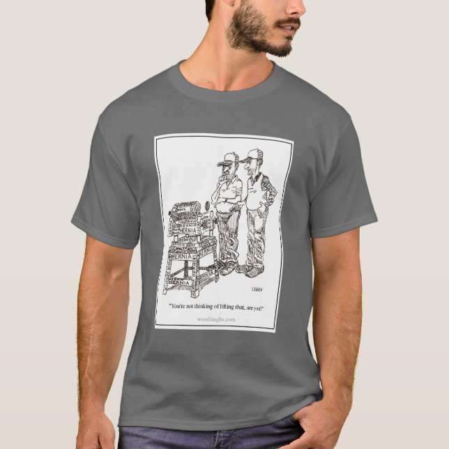 T-shirt de bande dessinée d'hernie (Devant)