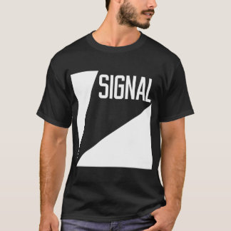 T-shirt de bandes dessinées de signal - noir