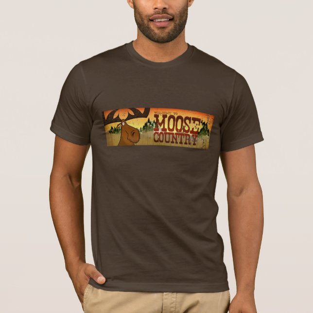 T-shirt de bannière des orignaux des hommes (Devant)