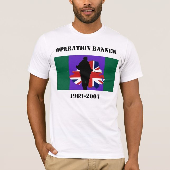 T-shirt de bannière d'opération (Devant)