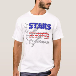 T-shirt De bannière étoilée obscurité pour toujours