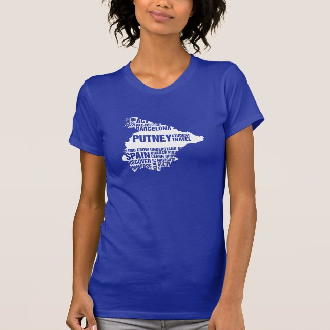 T-shirt de Barcelone de Pré-Université dans des (Devant)