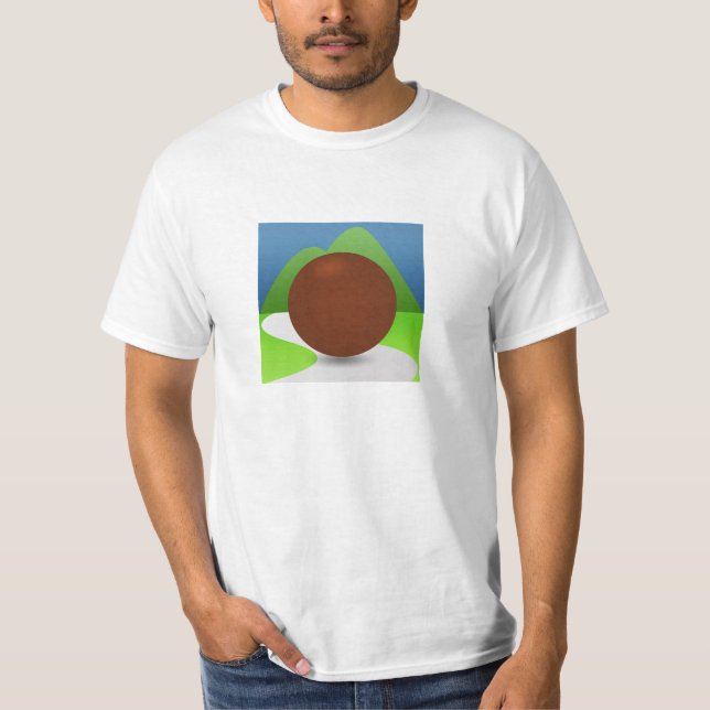 T-shirt de base, avant et logos arrières (Devant)