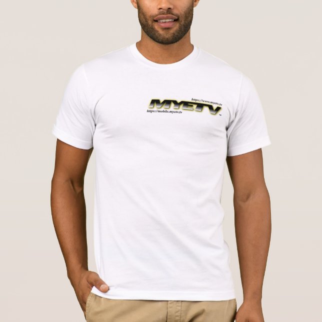T-shirt de base Bella Canvas de MYETV (Devant)
