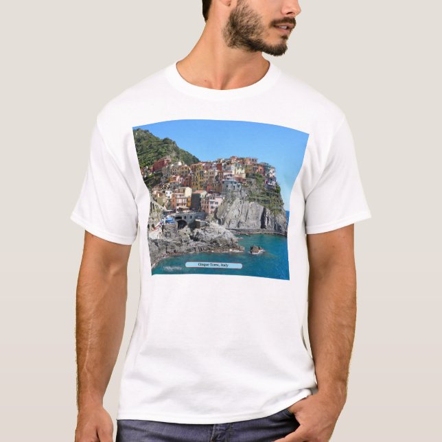 T-shirt de base, blanc (Devant)