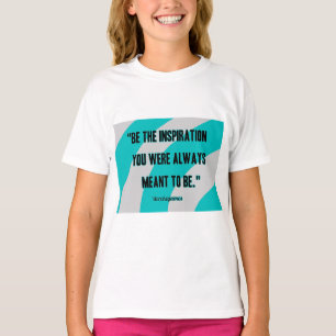 T-shirt de base blanc Inspiration Girl