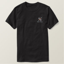 T-shirt de base brodé pour hommes