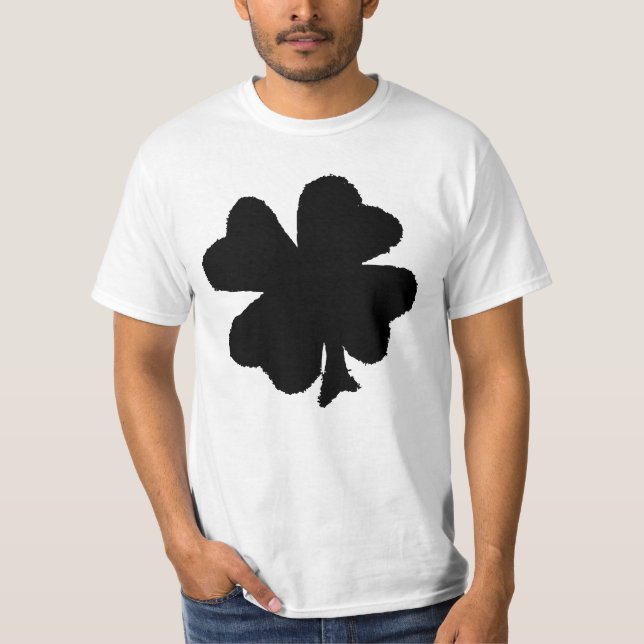 T-shirt de base celtique de "trèfle" de recherche (Devant)