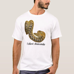 T-shirt de base d'anaconda jaune