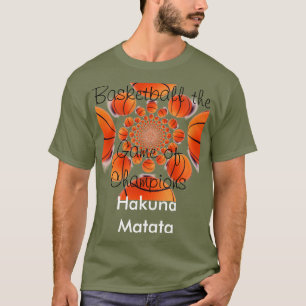 T-shirt de base de basketball Hakuna Matata