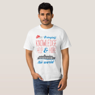 T-shirt de base de bateau de KHH