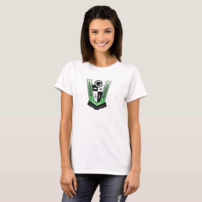 T-shirt de base de dames de GGMSS (Devant entier)