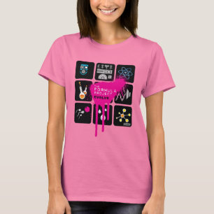 T-shirt de base de dames de projet de formule