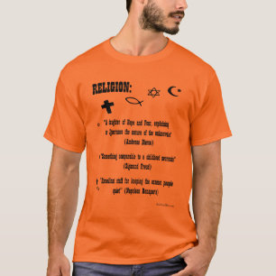 T-shirt de base de définition de religion :