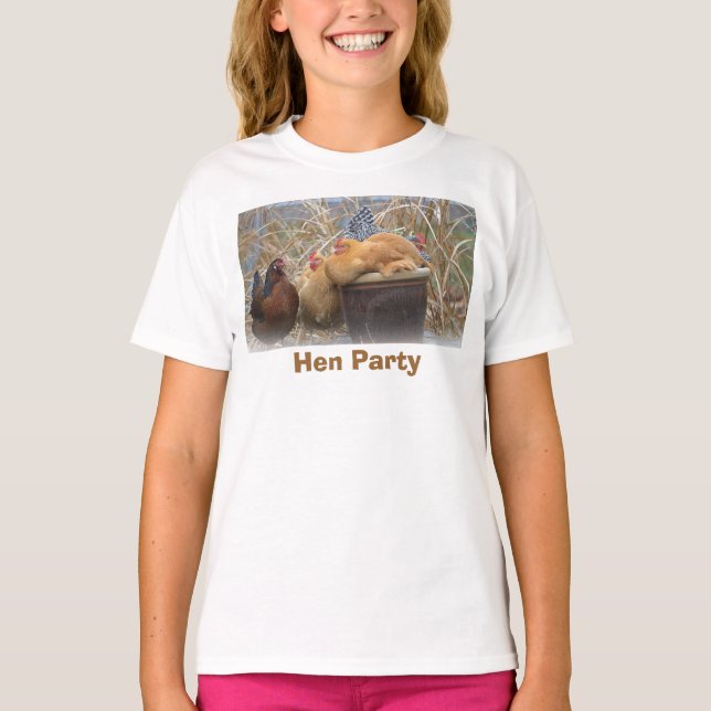 T-shirt de base de la fille (Devant)