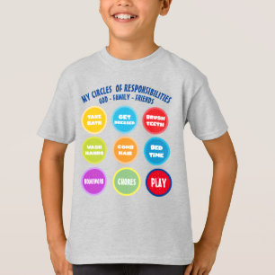 T-shirt de base de la responsabilité des enfants