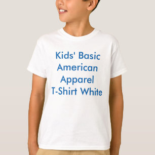 T-shirt de base de l'habillement des enfants,