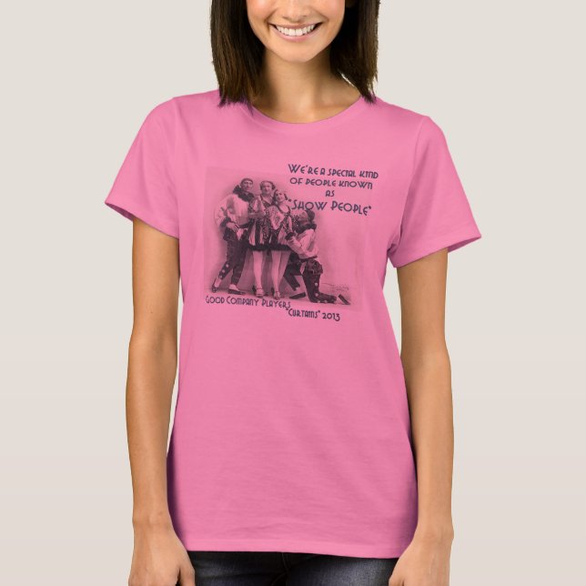 T-shirt de base de "personnes d'exposition" de (Devant)