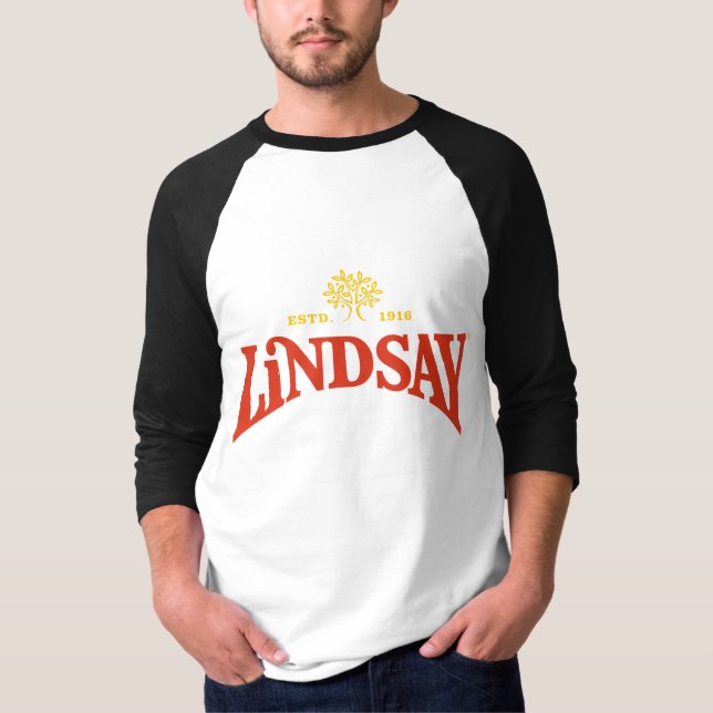 T-shirt de base de raglan de la douille des hommes (Devant)