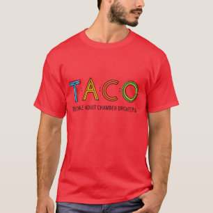 T-shirt de base de TACO, rouge
