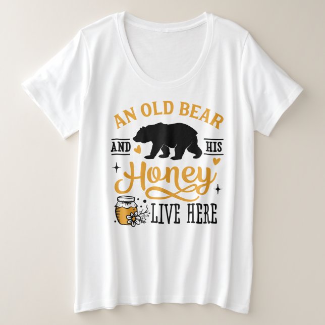 T-shirt de base de taille plus grande (Design devant)