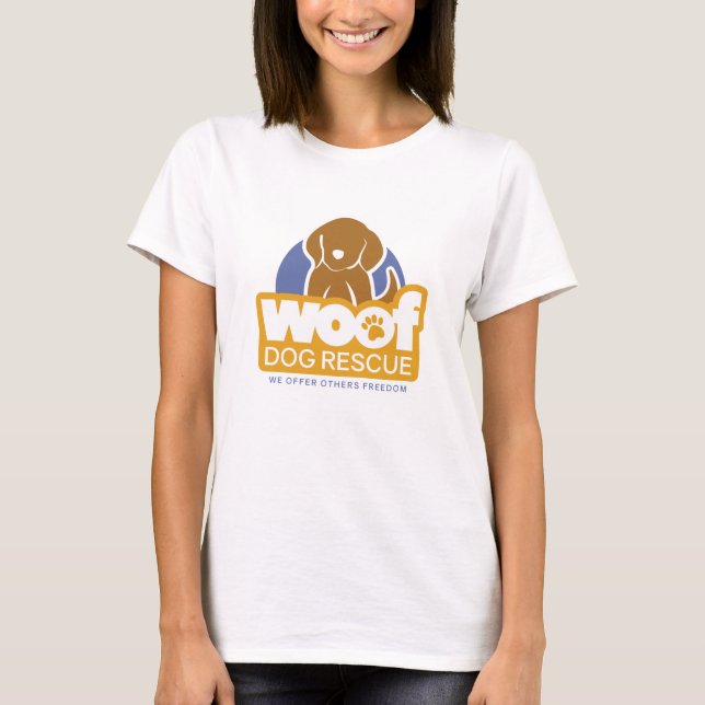 T-shirt de base de WOOF des femmes (Devant)