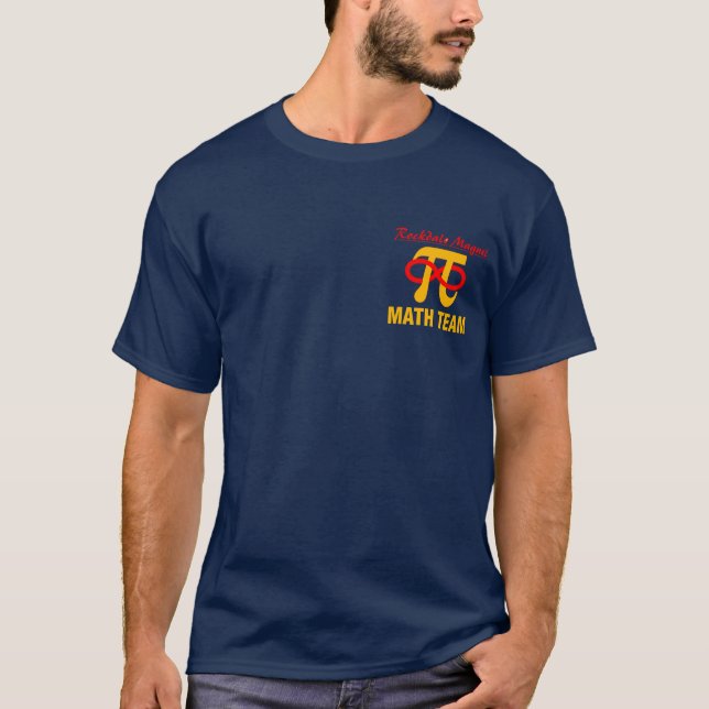 T-shirt de base d'équipe de maths (avant (Devant)