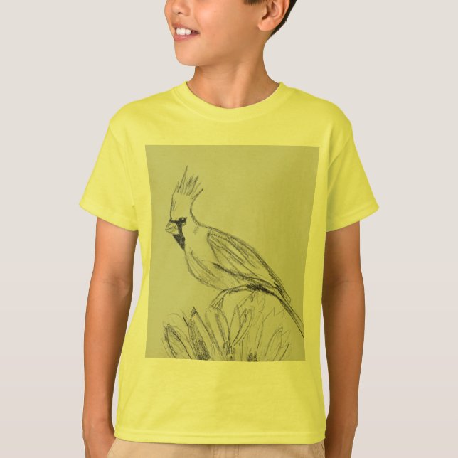 T-shirt de base des enfants cardinaux (Devant)