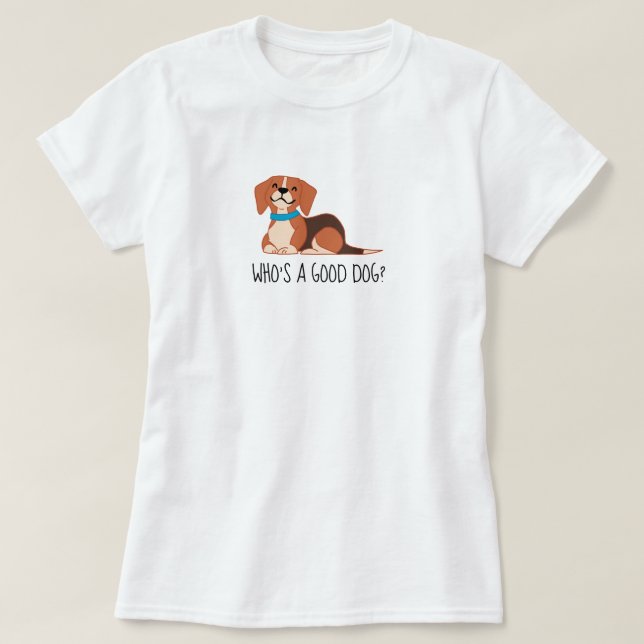 T-Shirt de base des femmes de chien Good Dog (Design devant)
