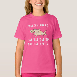T-shirt de base des filles de requins Matzah Passo