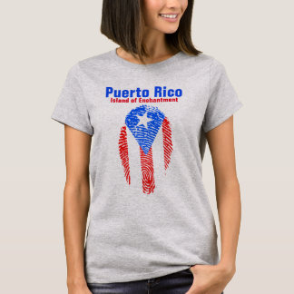T-shirt de base féminin de Porto Rico