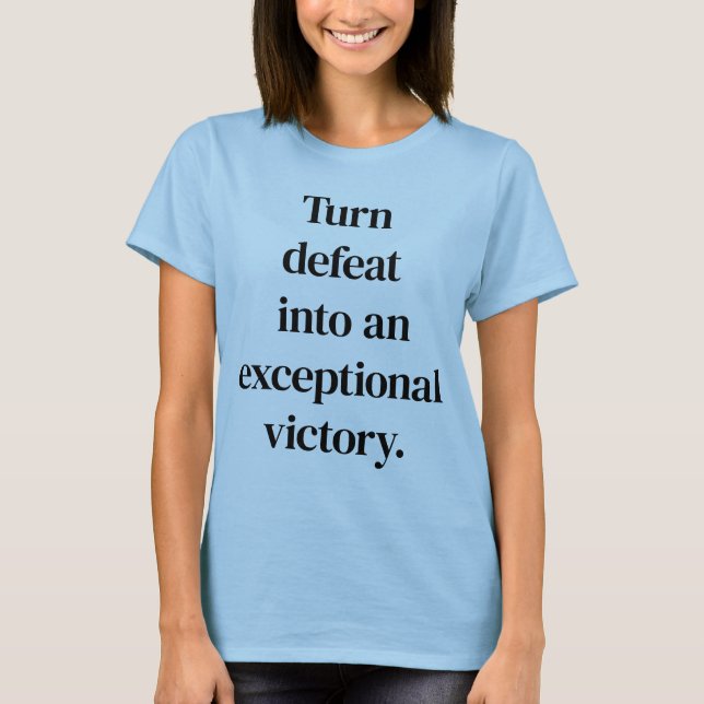 T-shirt de base féminin Victory exceptionnel (Devant)