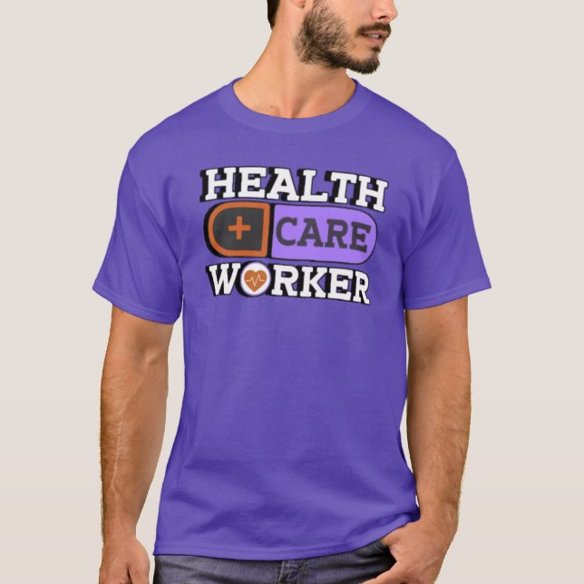 T-shirt de base foncé Style Confortable, décontrac (Devant)