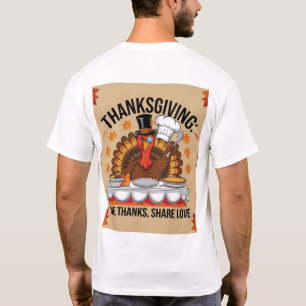 T-shirt de base Hommes Thanksgiving