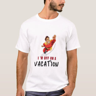 T-shirt de base - Je pars en vacances