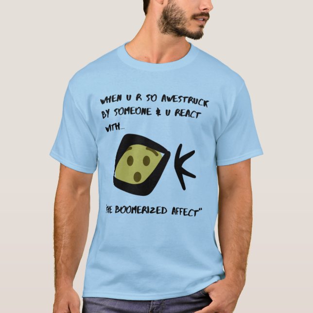 T-shirt de base masculin en pleine effervescence (Devant)