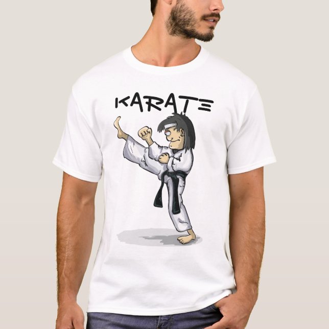 T-shirt de base masculin Karate (Devant)
