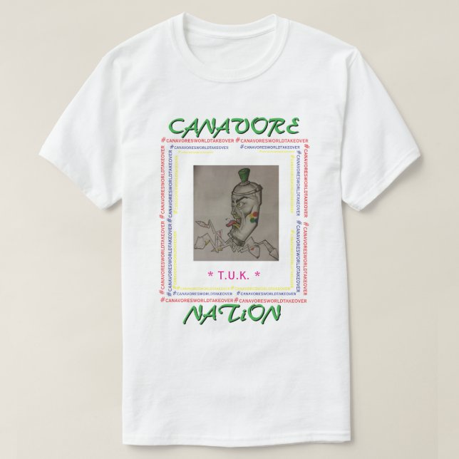 T-shirt de base masculin ~ NATION CANAVORE (Design devant)